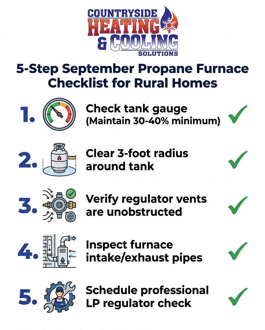 5-Step September Propane Furnace Checklist for Rural Homes