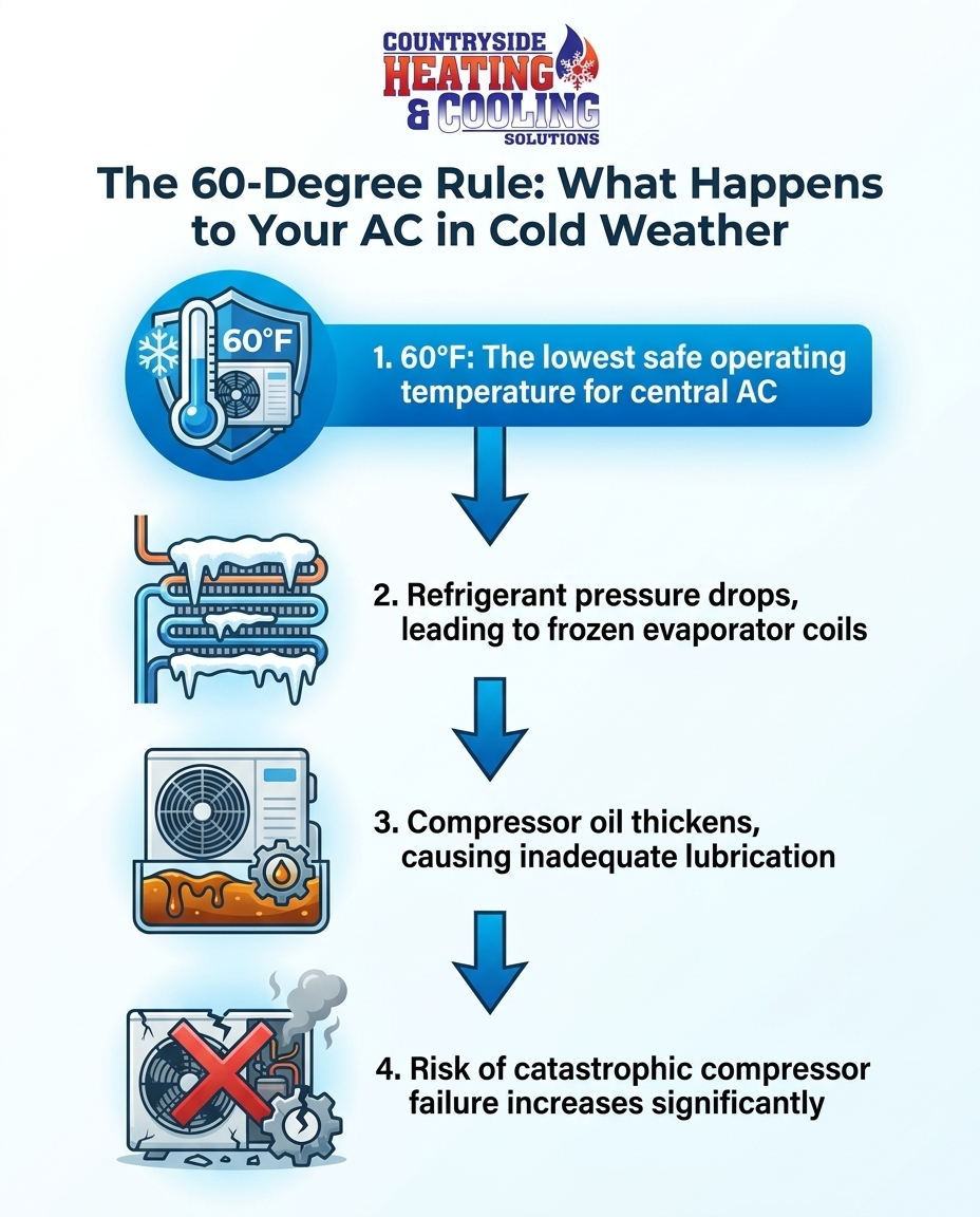 The 60-Degree Rule: What Happens to Your AC in Cold Weather