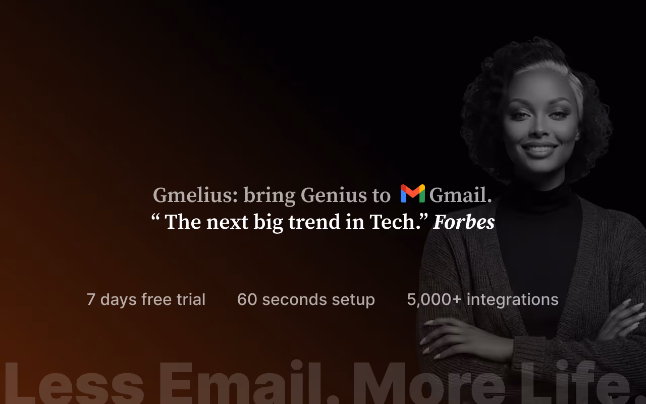 Gmelius extension for Gmail: Free Trial