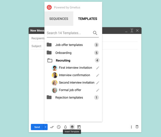 Templates help eliminate “busy work.