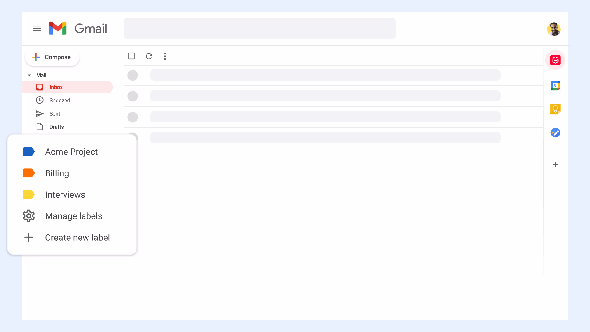 Gmail Labels