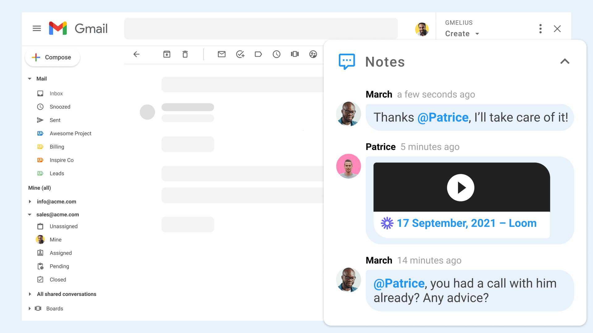 crm gmail