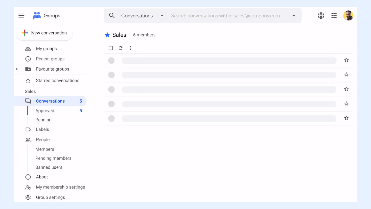 Sales Google Group.