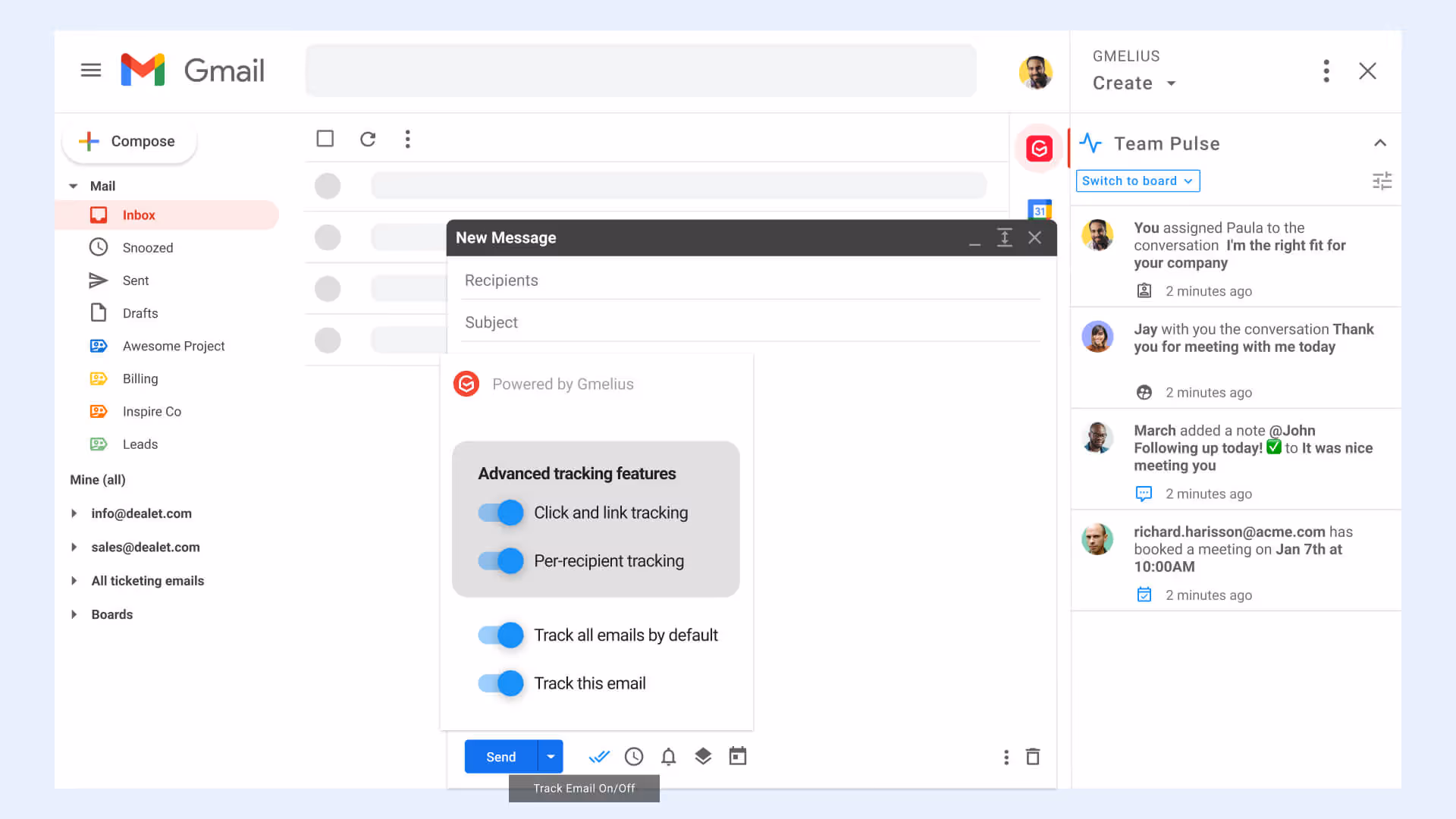 Email Tracking