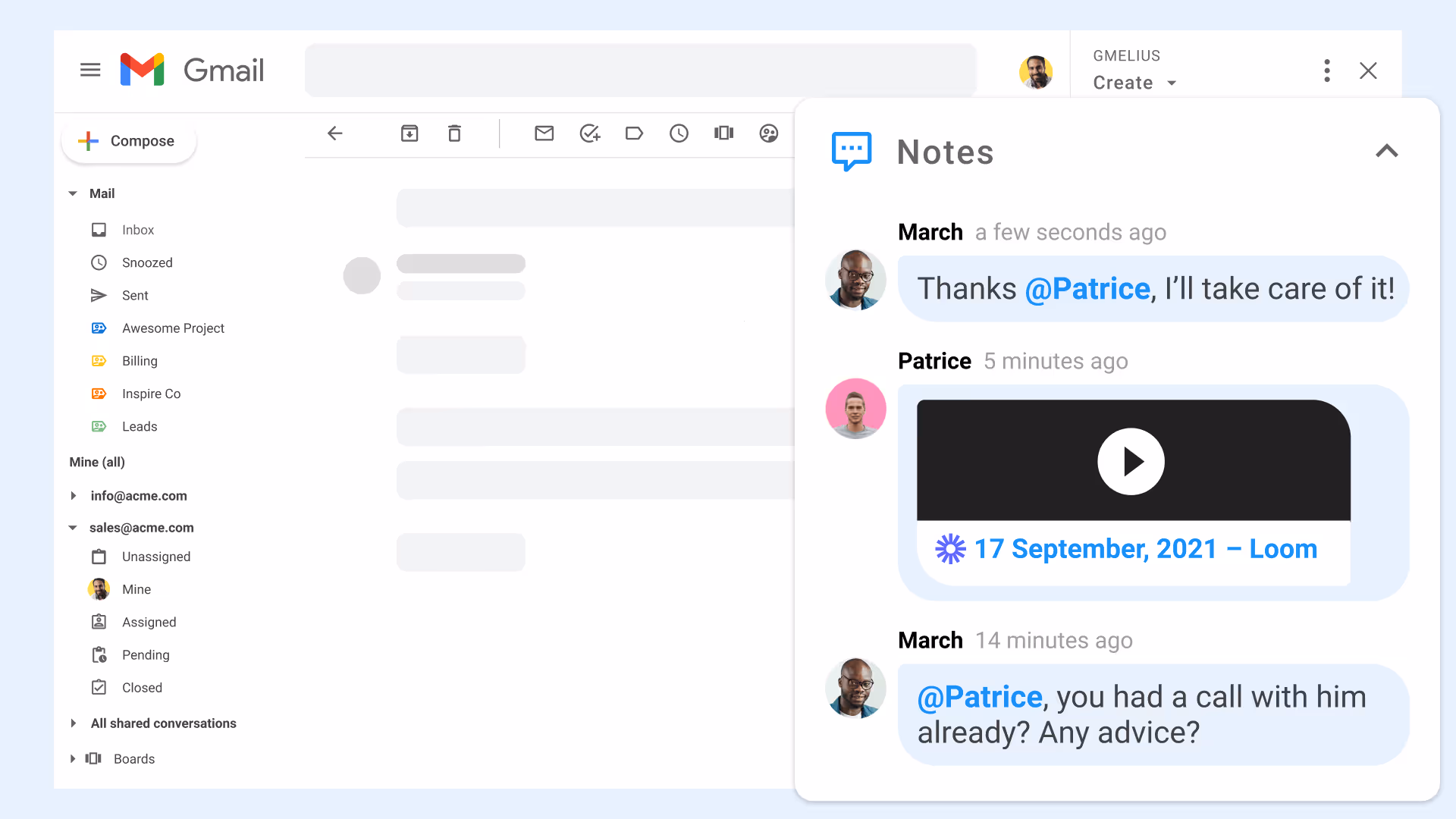 crm gmail