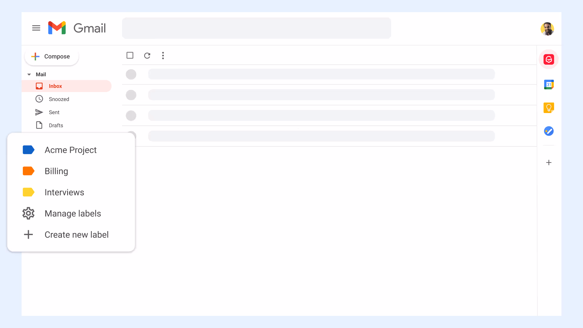 Gmail Labels