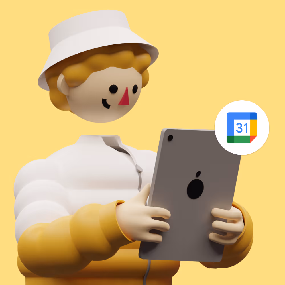  Using Google Calendar to organize email information.