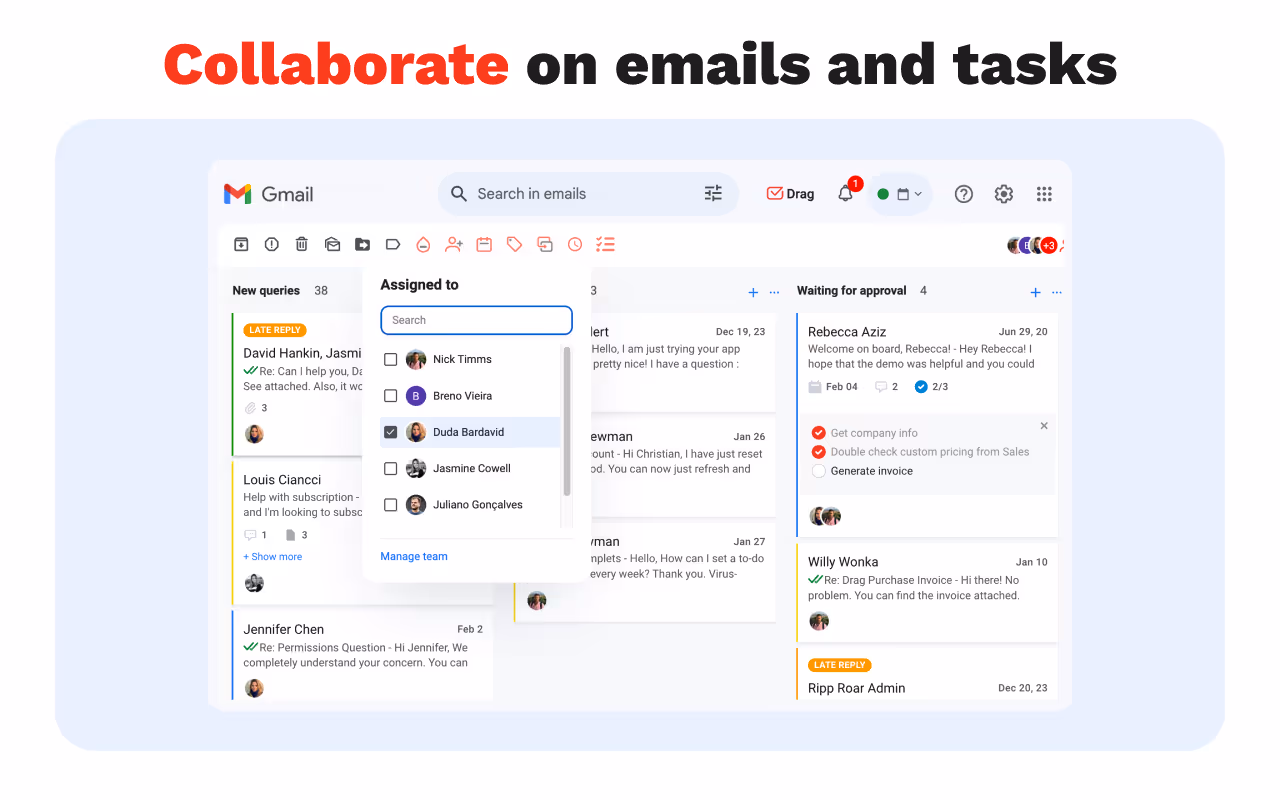 DragApp: Gmail shared inbox - Chrome Web Store