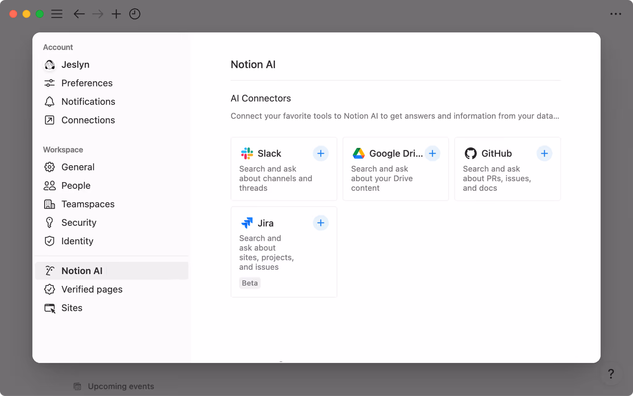 Connectors for Notion AI agents