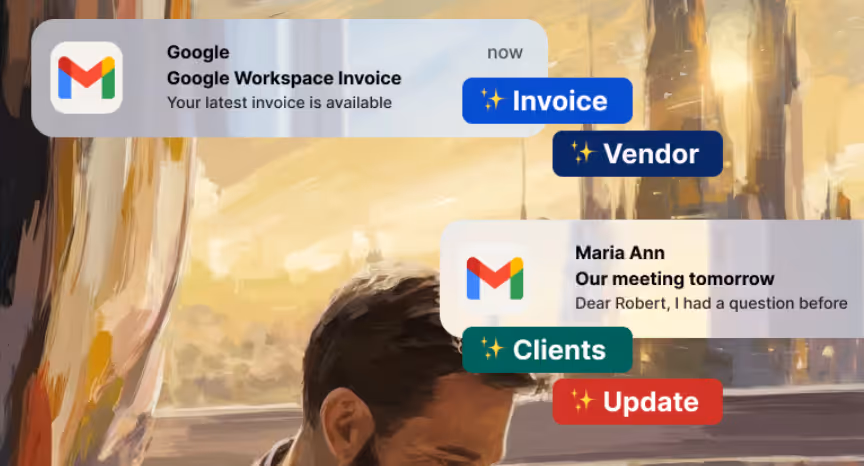 Gmelius AI Sorting Assistant
