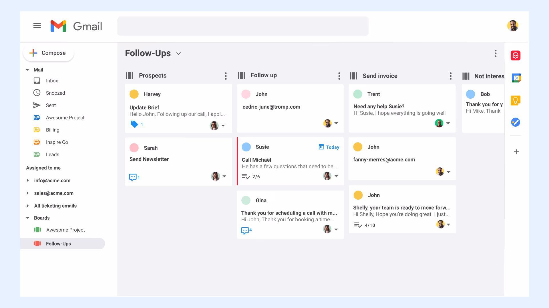 A project management tool inside Gmail can bea big help for HR teams