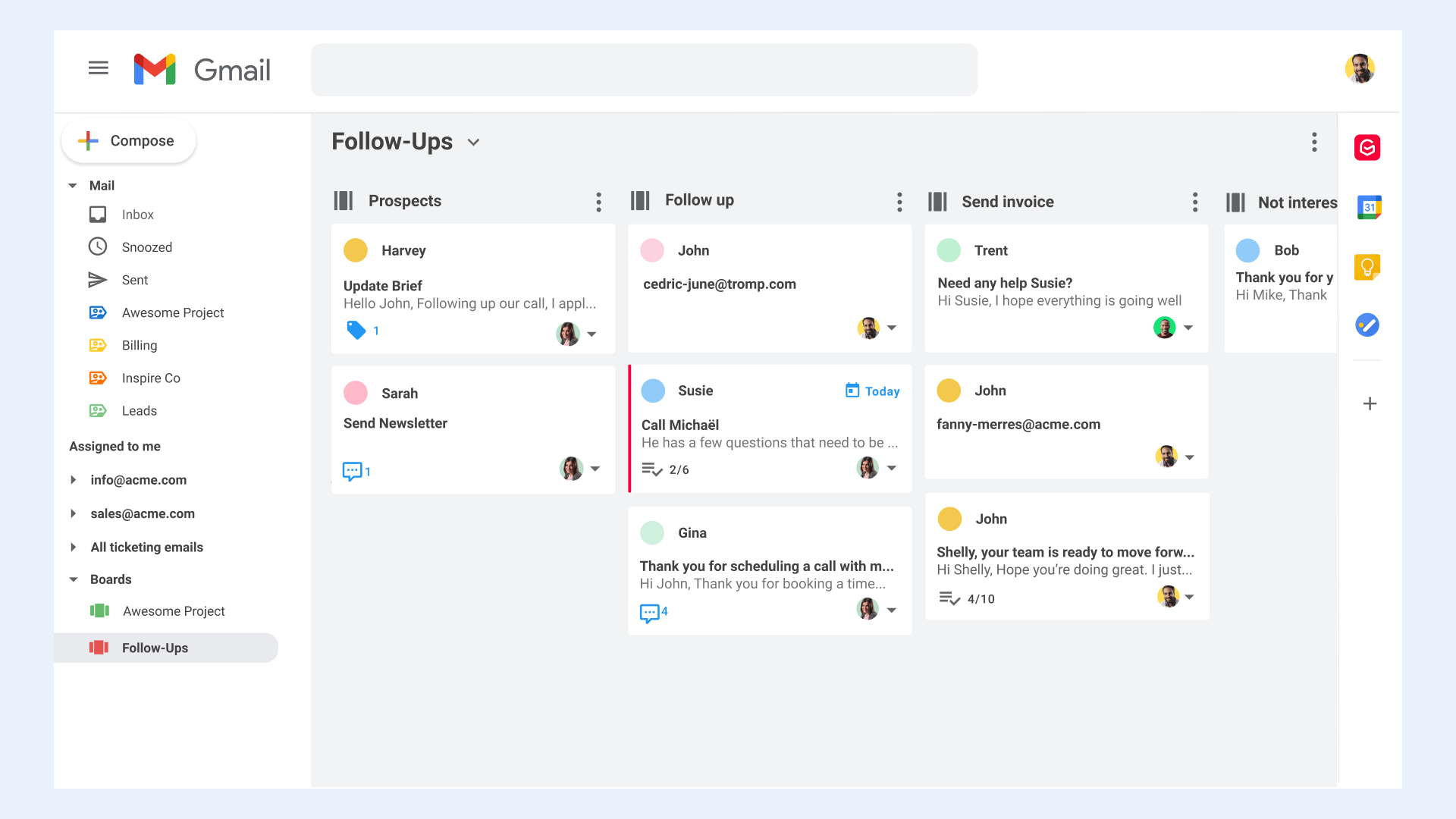 A project management tool inside Gmail can bea big help for HR teams