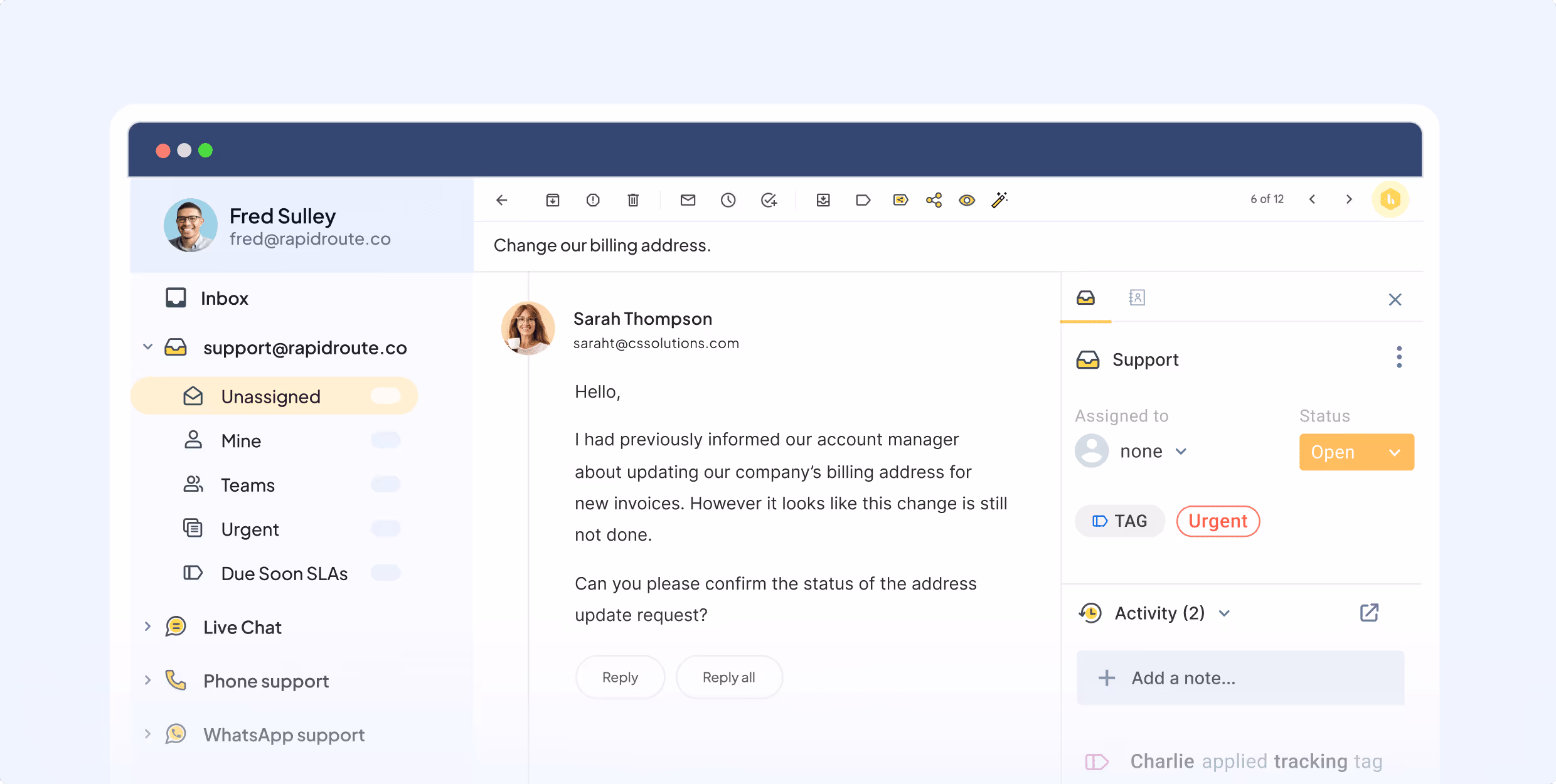 AI-powered email management software | Hiver