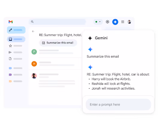 Gemini is embedded directly within Gmail’s compose window