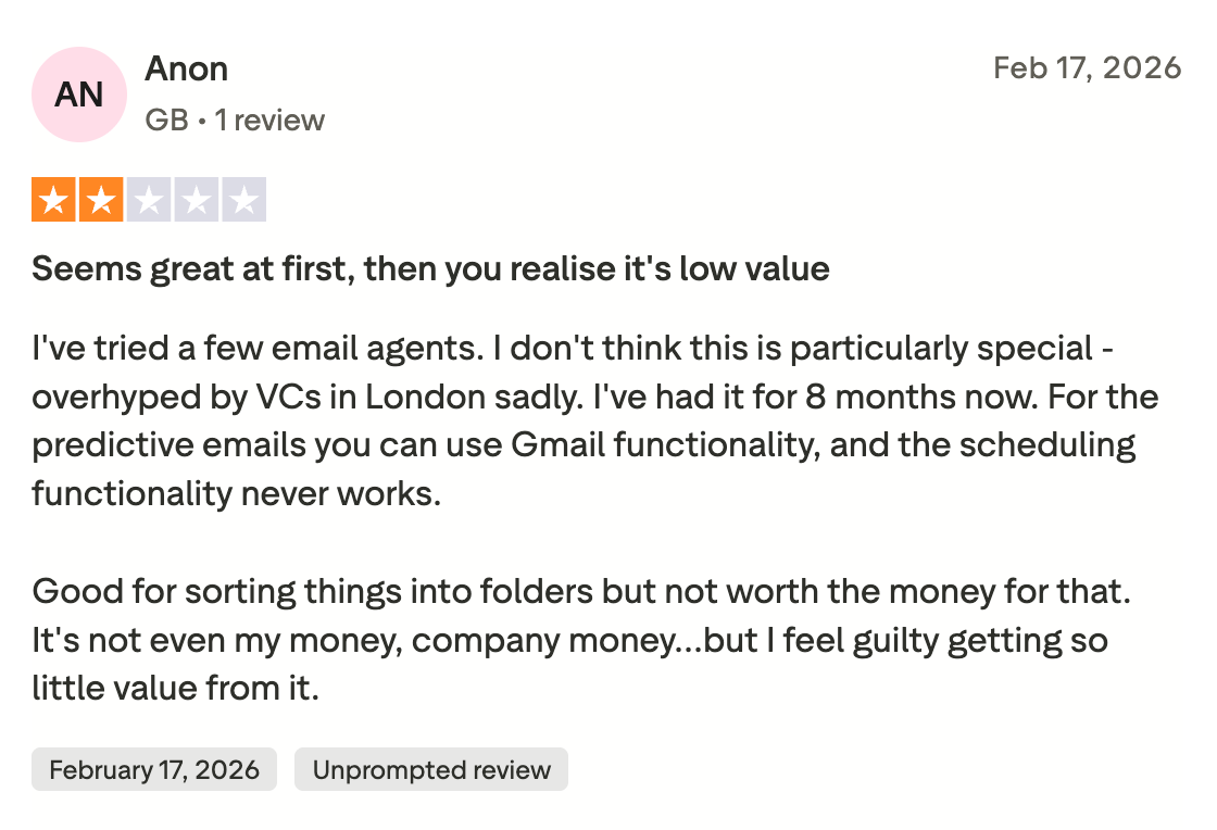 Fyxer customer review