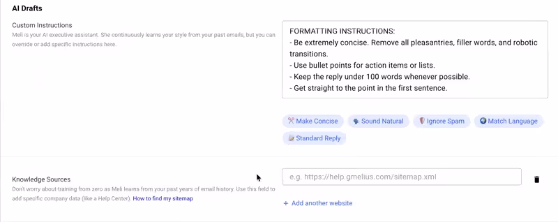 Customizable AI assistant