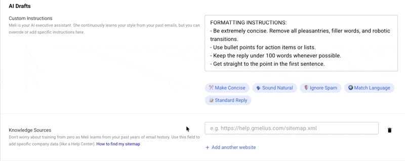 Customizable AI assistant