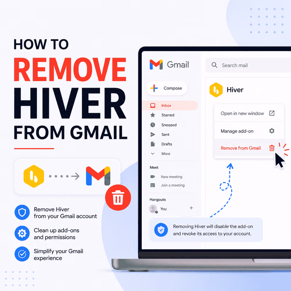 How to Remove Hiver from Gmail: Step-by-Step Cancellation Guide