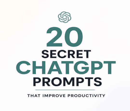 20 Secret ChatGPT Prompts That Improve Productivity | Gmelius