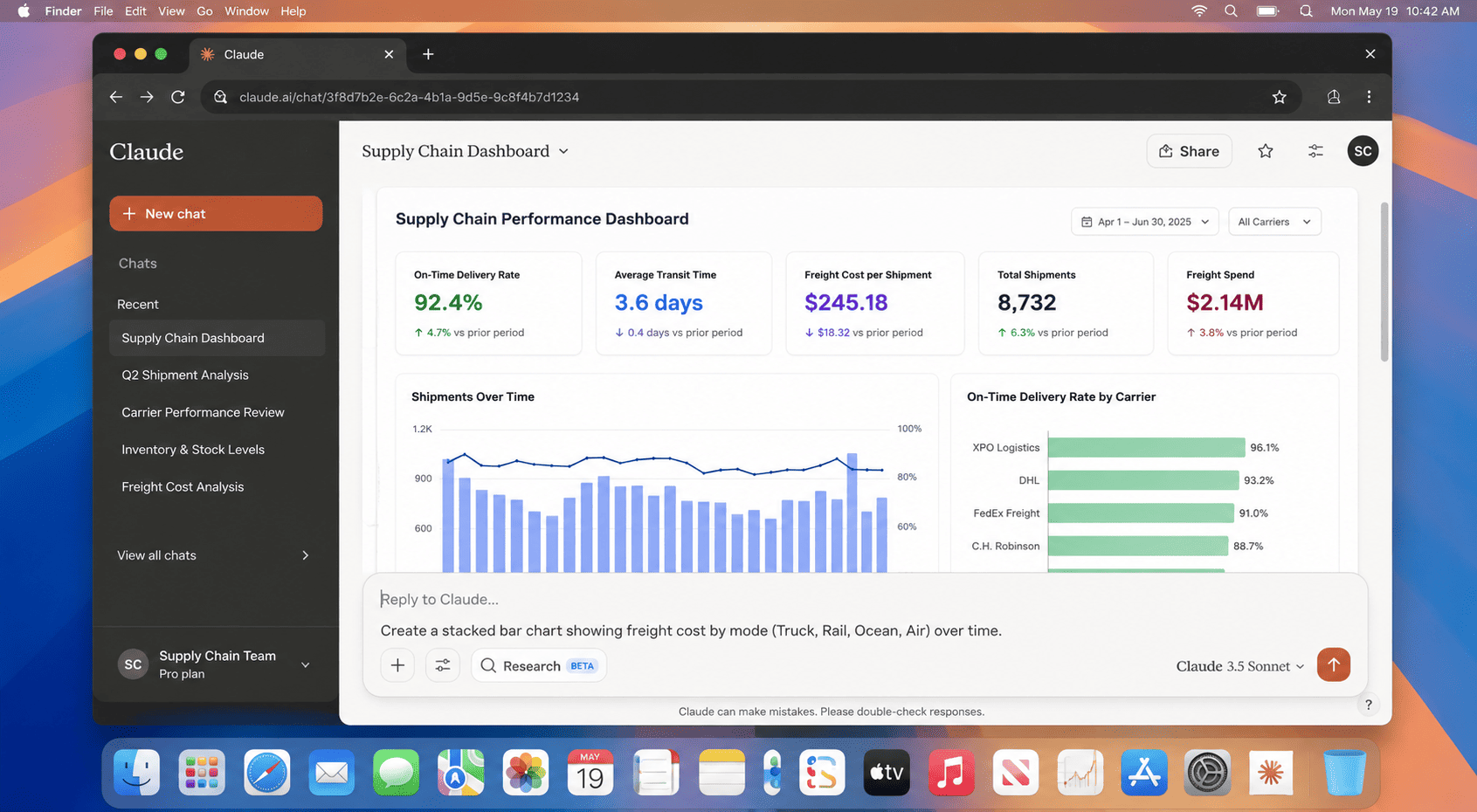How to Turn Supply Chain Spreadsheets Into Dashboards Using Claude Prompts