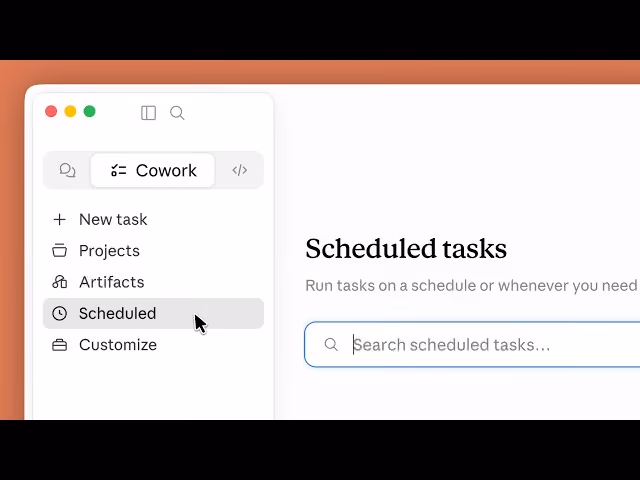 Delegate and schedule tasks in Claude Cowork