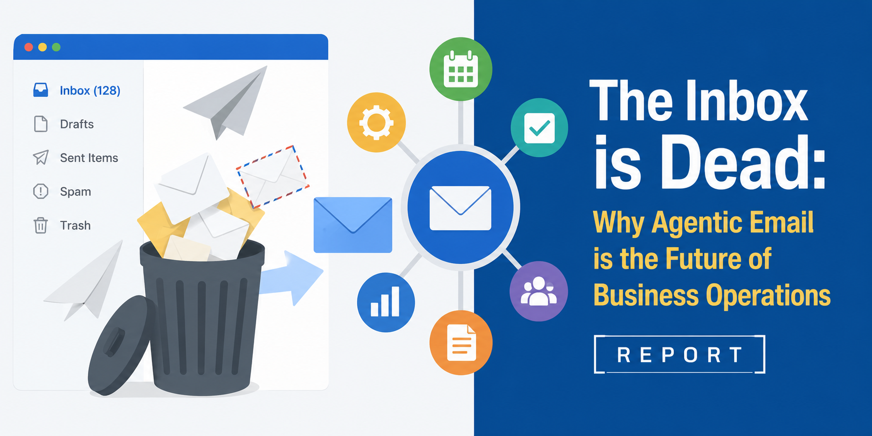 Agentic email turns the inbox from a queue you process by hand into an operations layer that reads, routes and drafts the work, leaving you only the important decisions.