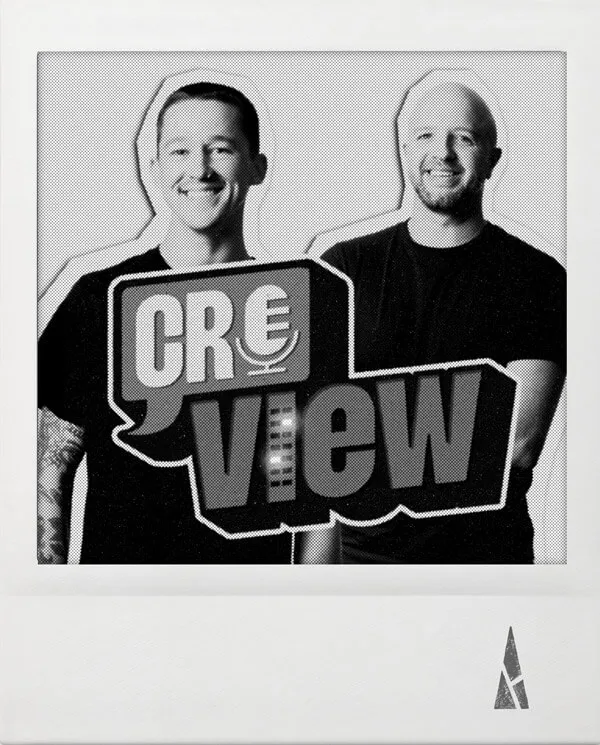 Polaroid picture of CREview podcast hosts