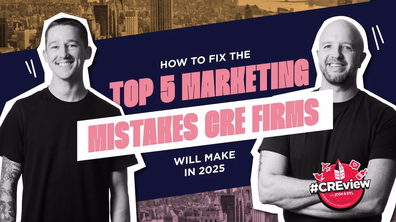 CREview Ep. 50 | Top 5 CRE Marketing Mistakes (and How to Fix Them)