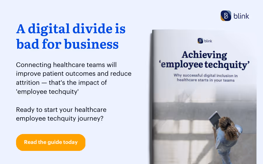 Download Blink's guide to frontline digital inclusion and employee techquity