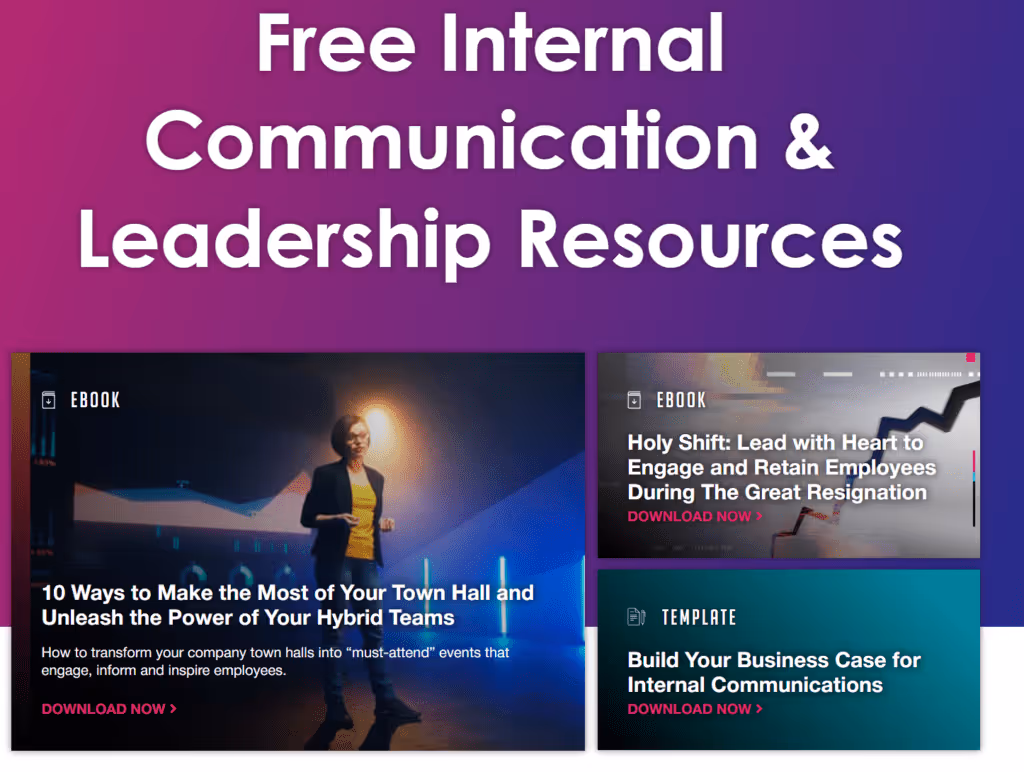 screenshot of your thought partner company blog