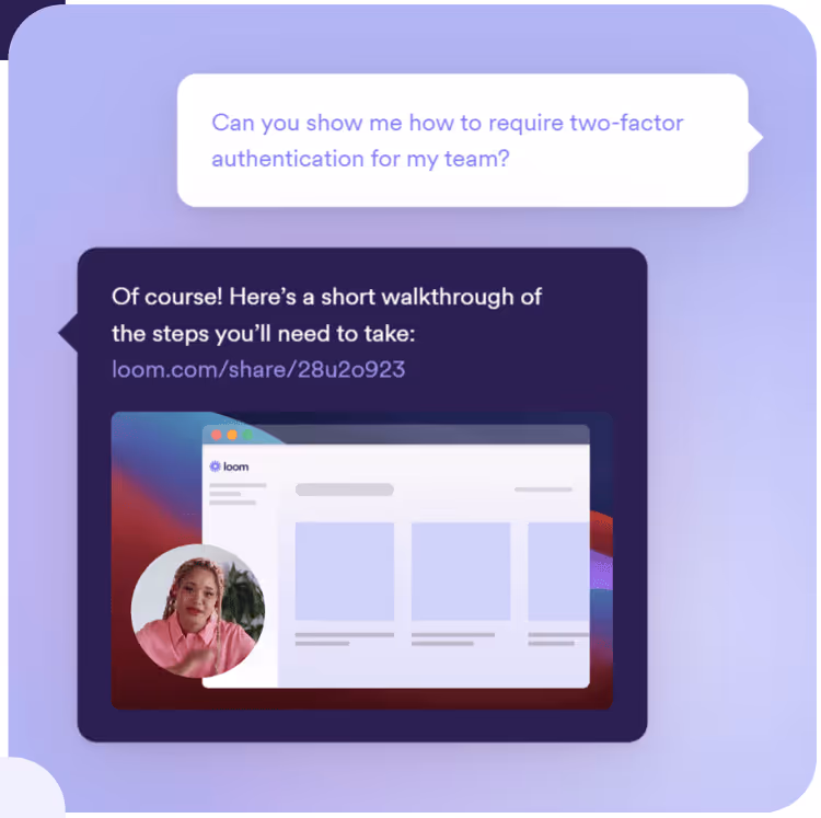 screenshot of Loom video