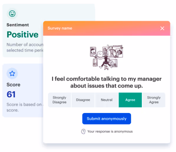 example of employee survey