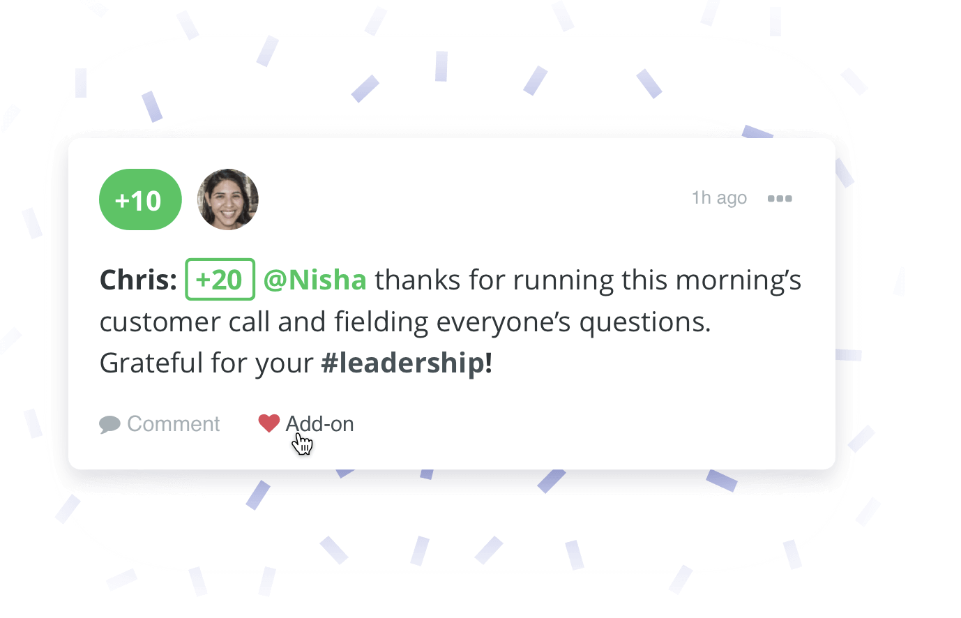 Bonusly is a good choice for an employee recognition app that can help with retention.