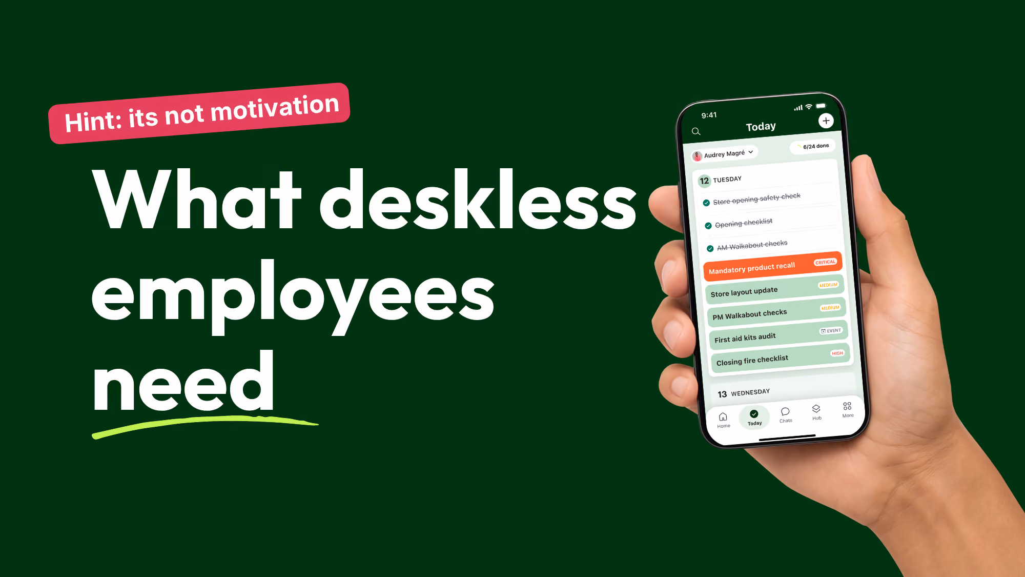 What deskless employees actually need from their managers (hint: it's not motivation)