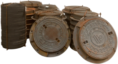 AccuCast cast iron and ductile iron manhole rings covers and extensions