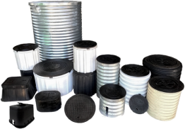 AccuCast plastic and galvanized steel meter boxes
