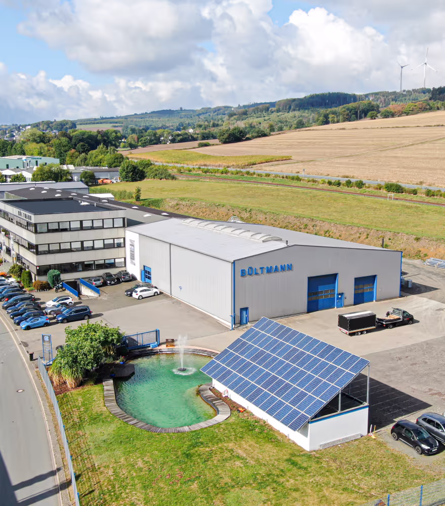 Das Fabrikgelände der Firma Bültmann