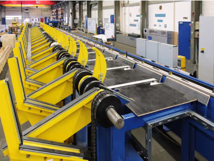 Bültmann Rohreinlagearme in die Säge