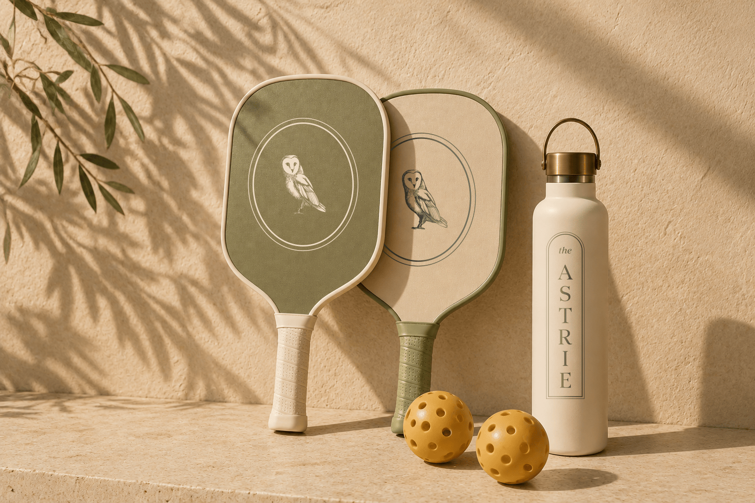 branded pickleball paddle mock ups