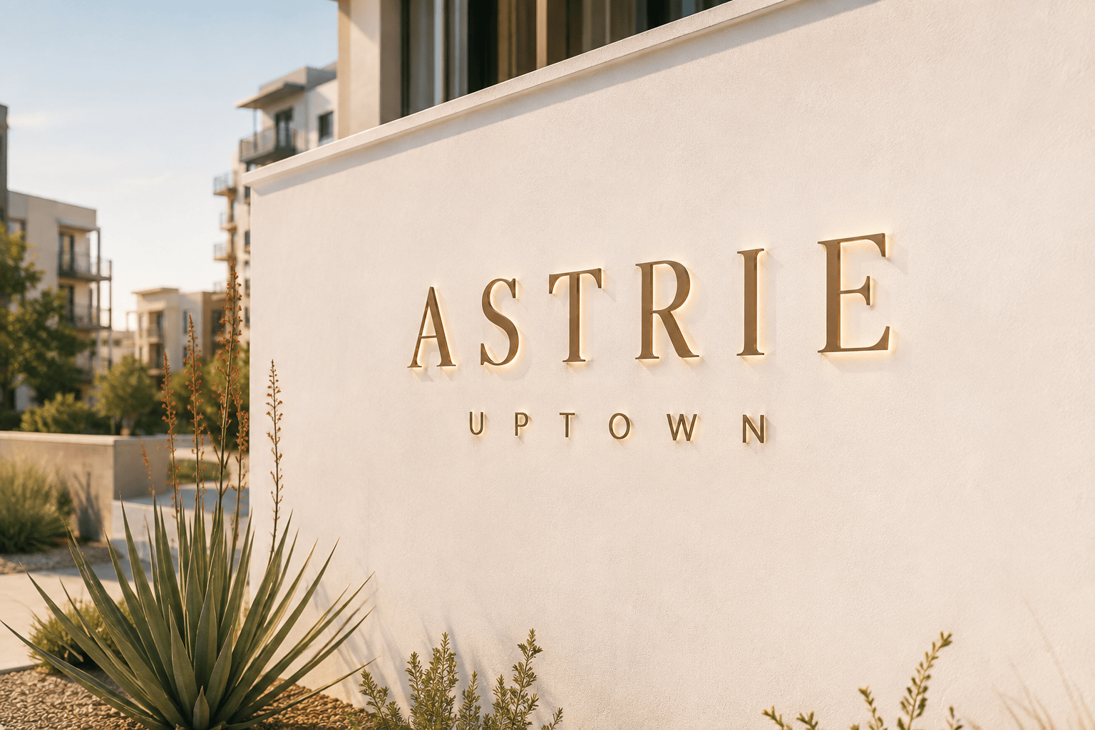 monument sign mock up