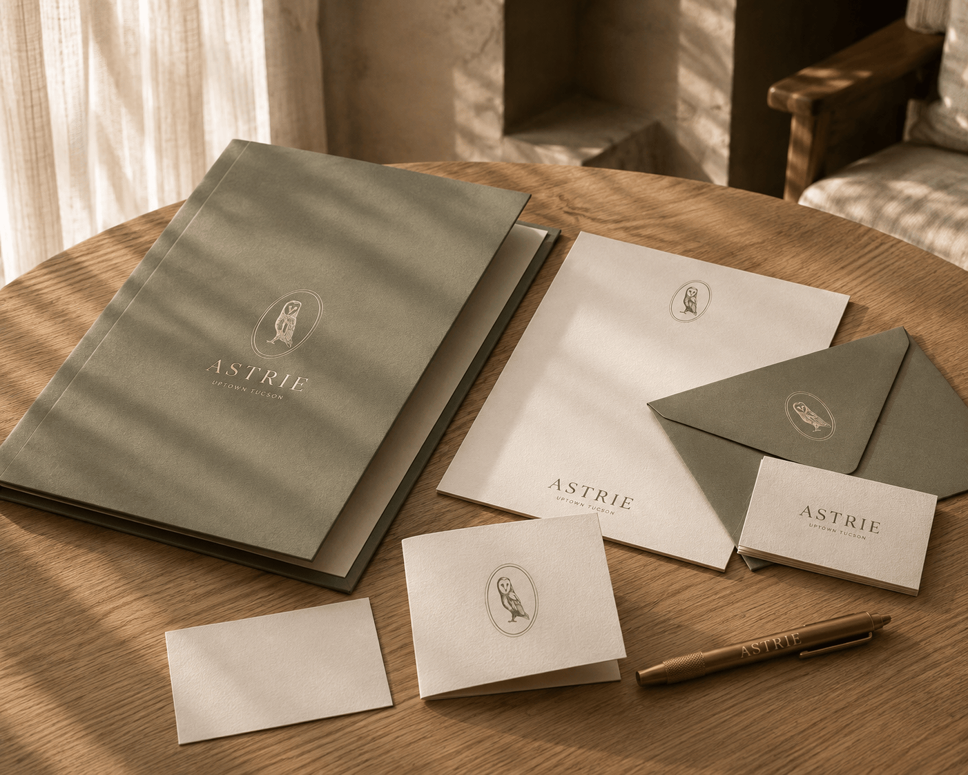 astrie branded stationary
