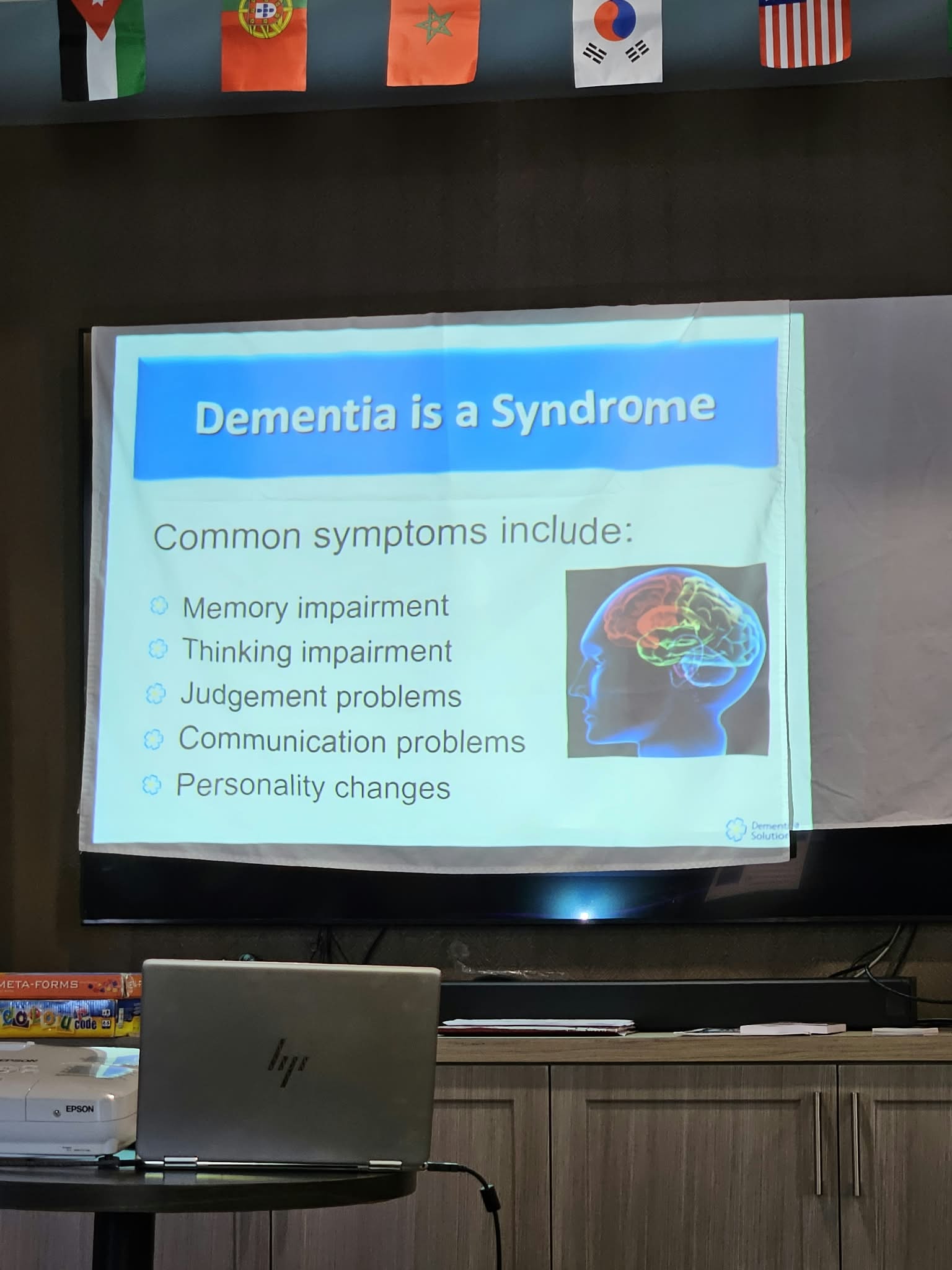 presentation slide about dimentia