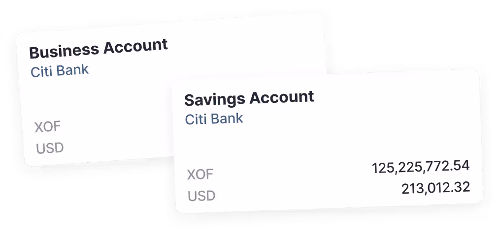 JoonaPay Business Account And Savings Account Widget