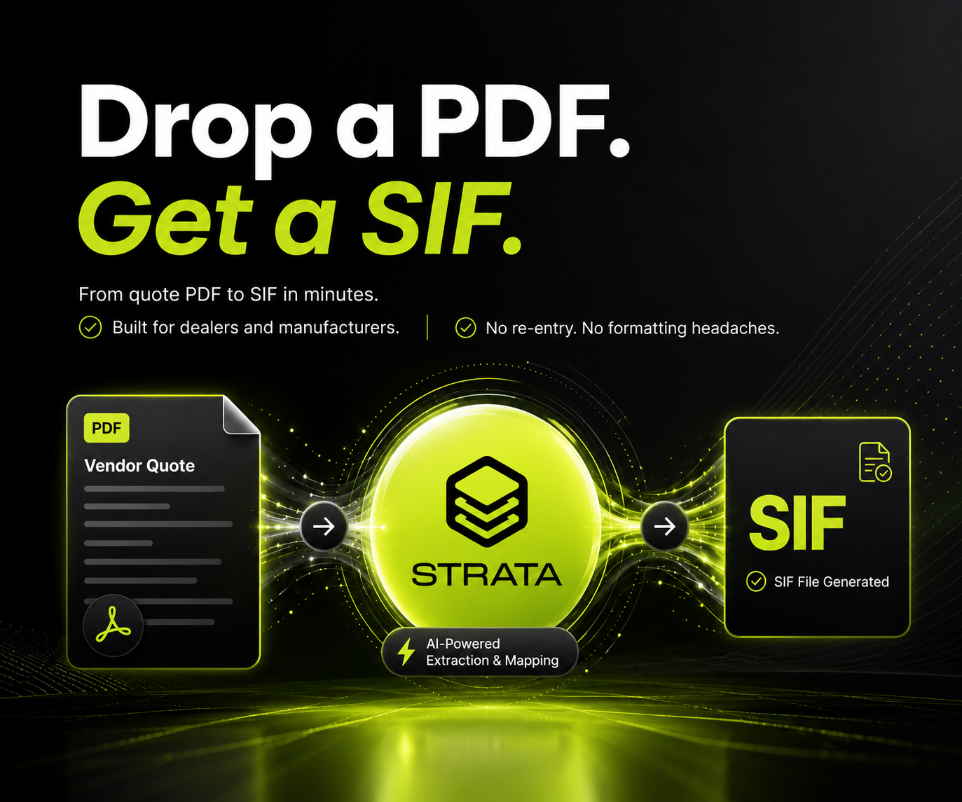 Does Any Software Automatically Convert Manufacturer PDFs to SIF Files?