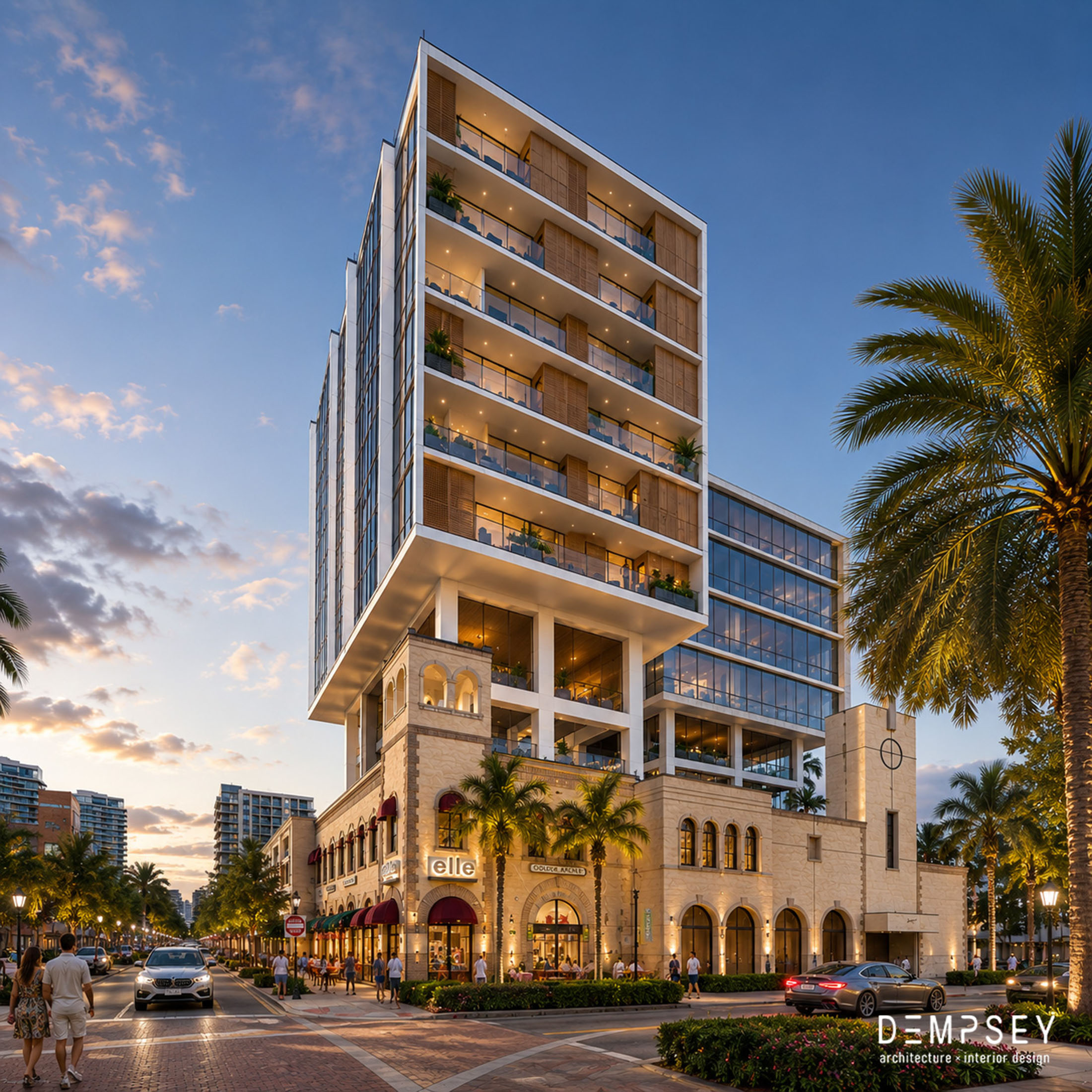 AI rendered architectural visualization
