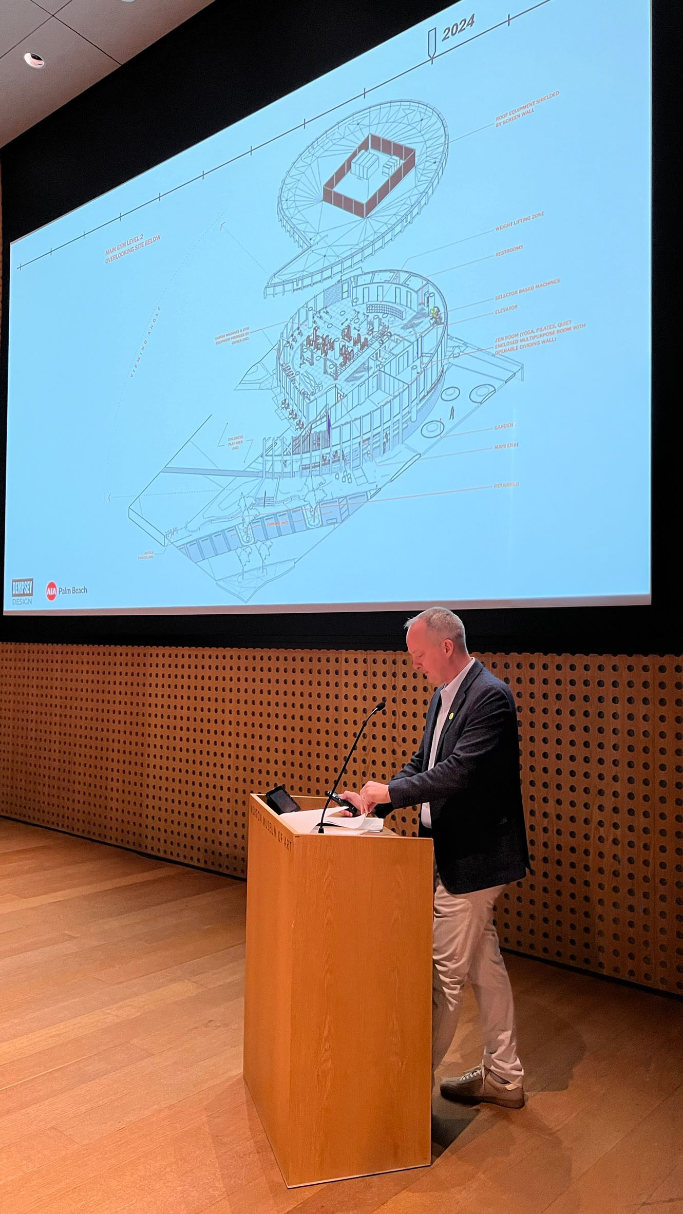 Eric Dempsey's presentation at the Norton Museum of Art