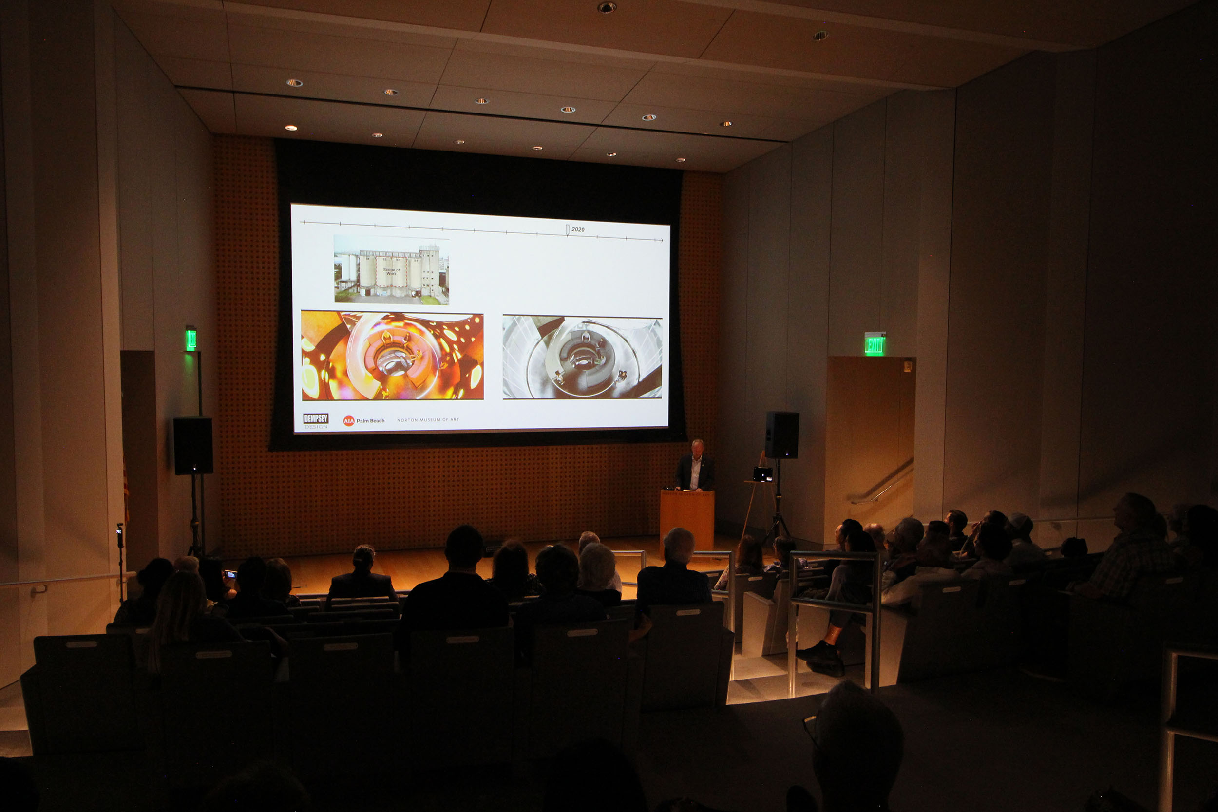 Eric Dempsey presenting Finding Your Direction at the Norton Museum of Art.  