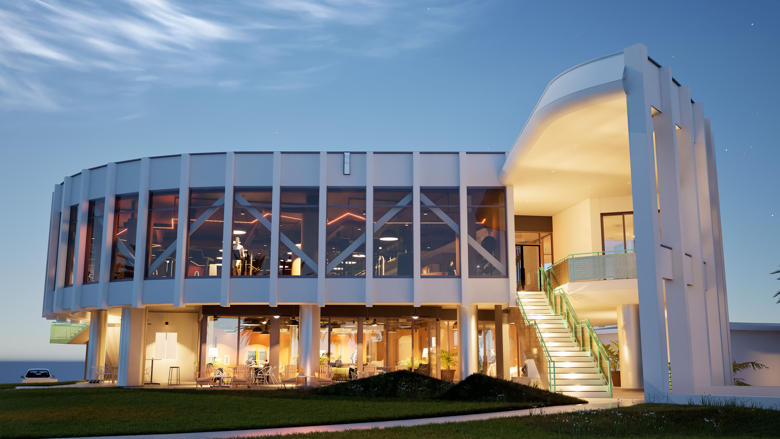 Golden Beach Wellness Center design study