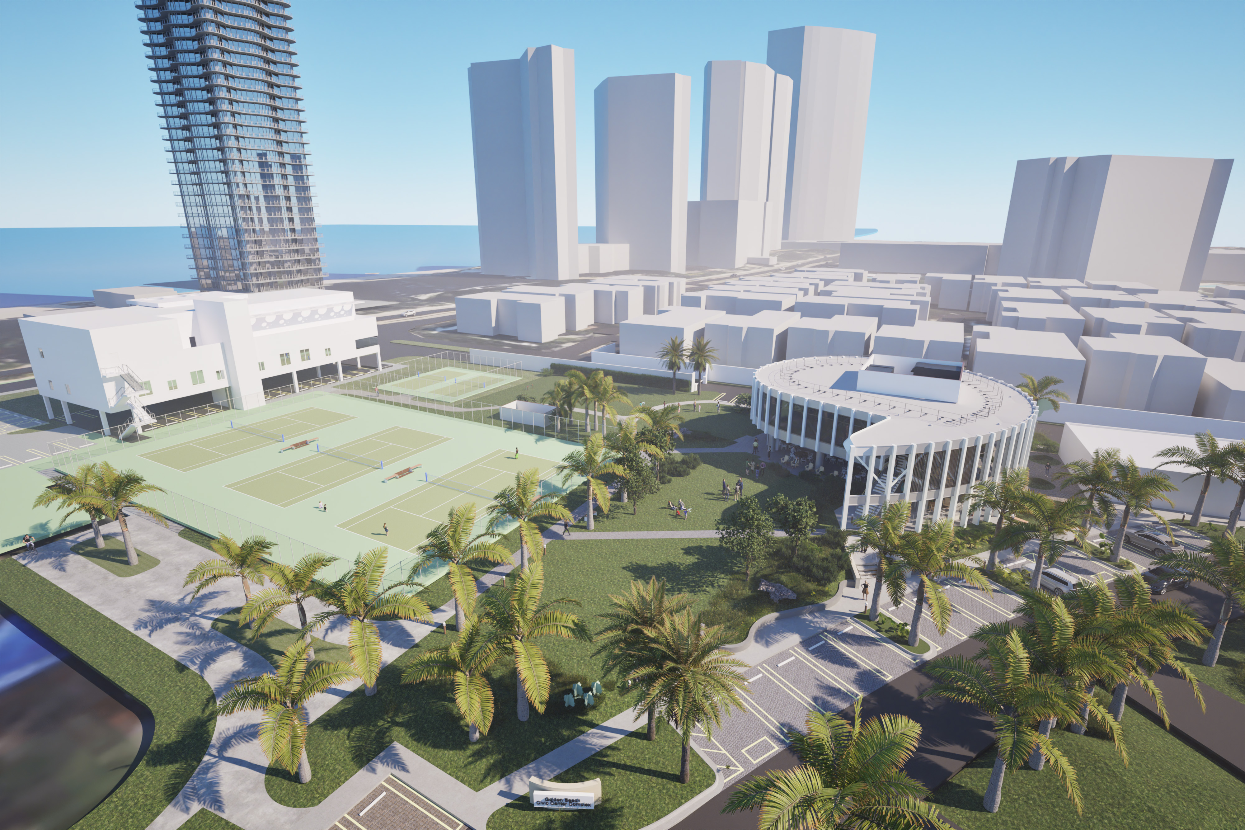 Golden Beach Wellness Center rendering