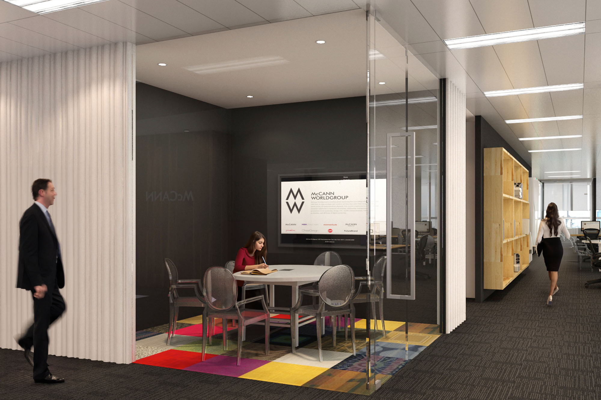 McCann Worldgroup Shanghai corner meeting room